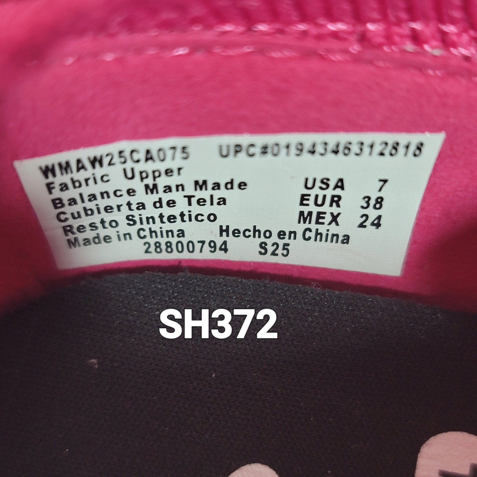 Activewear Hot Pink Barbiecore Sneakers Slip On Lightweight Mesh Size 7 Running — image 5 of 5